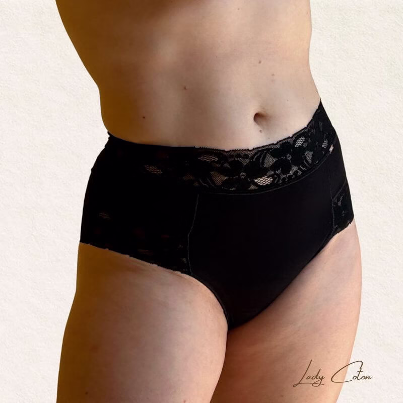 boxer en coton pour femme dentelle raffinée marque Avet