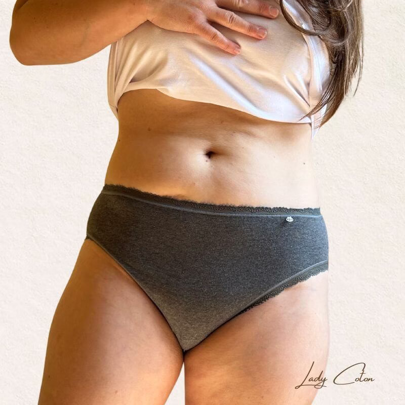 culotte cosy en coton pour femme de la marque Avet couleur grise