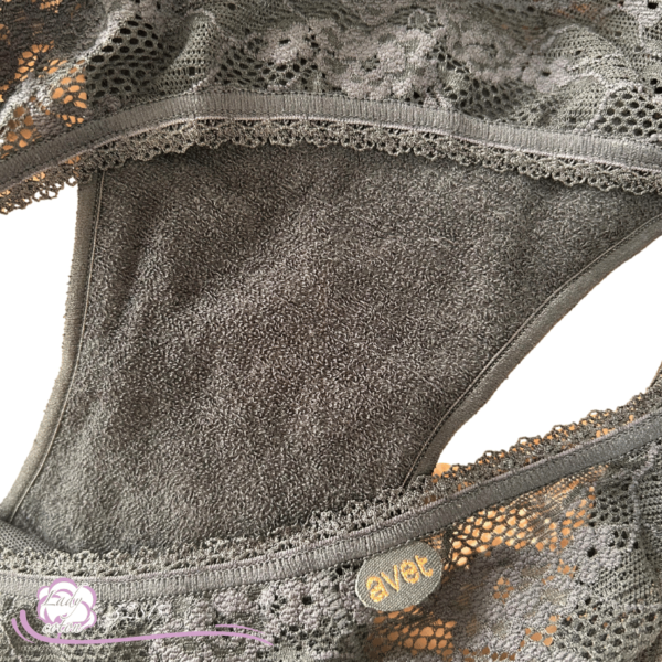 Culotte dentelle noire de marque AVET - Lady-coton