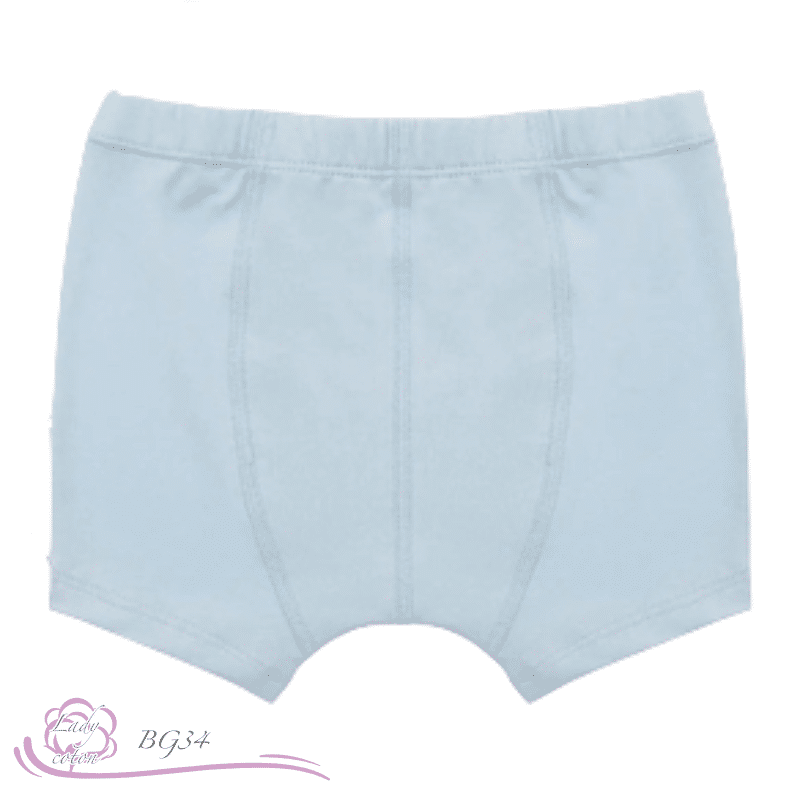 Boxer 100% coton pour garçon bleu ciel plat Gami - Lady-coton
