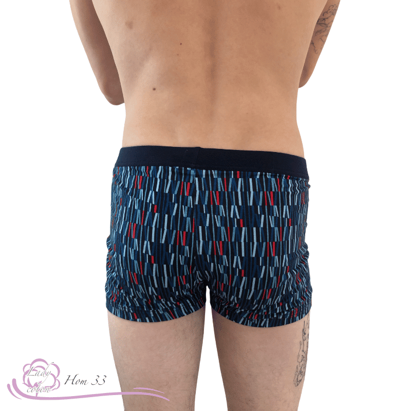boxer homme en coton modal lugano marque HOM dos - Lady-coton