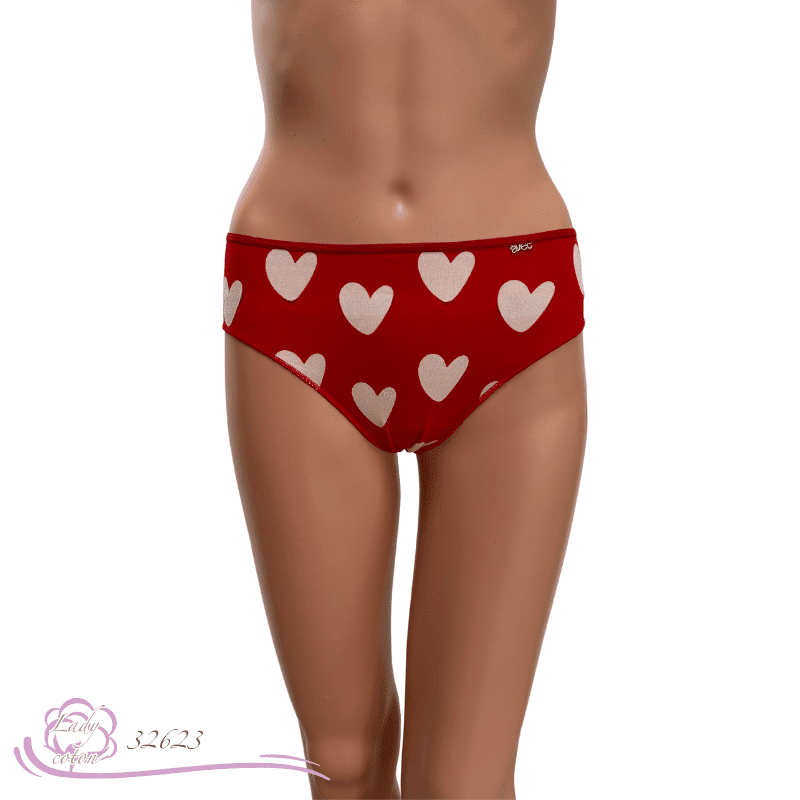 La romantique culotte en coton pour femme coeur Avet - lady-coton face