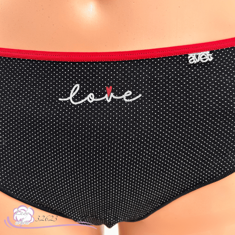 La romantique culotte en coton pour femme love Avet - lady-coton love