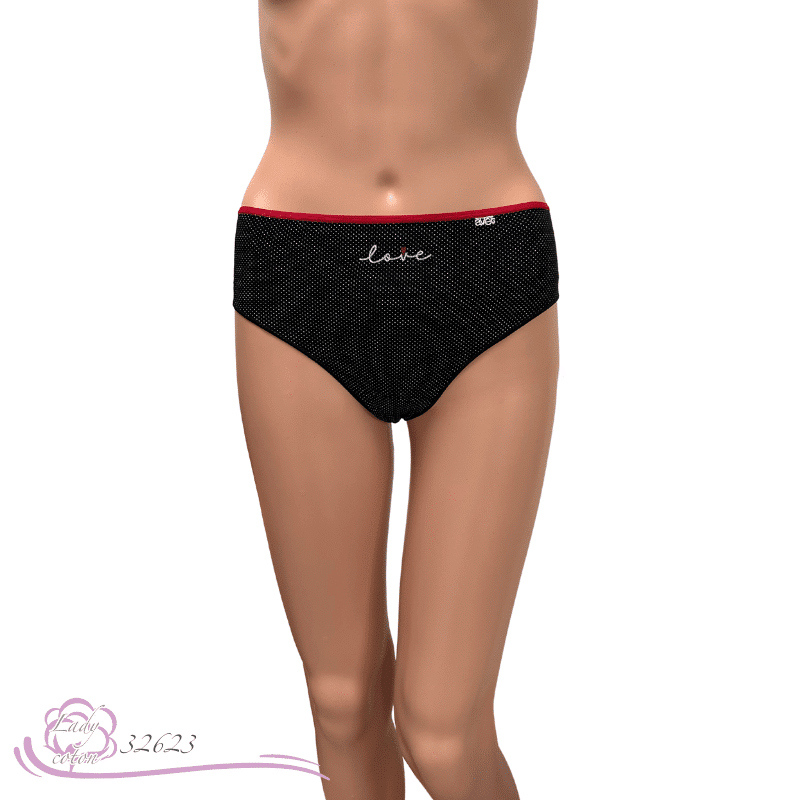 La romantique culotte en coton pour femme love Avet - lady-coton face