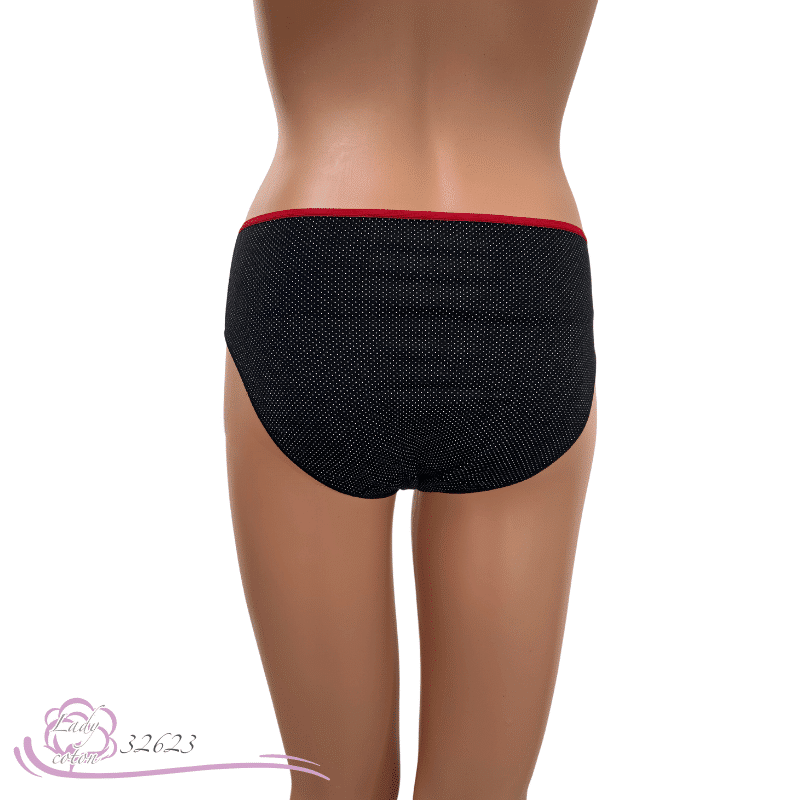 La romantique culotte en coton pour femme love Avet - lady-coton dos