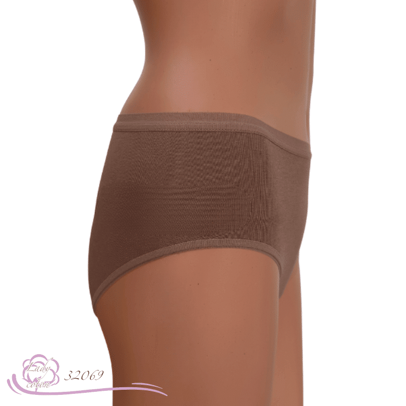 culotte La sportive midi coton argile côté - culotte AVET - Lady-coton