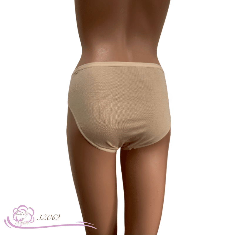 culotte La sportive midi coton beige dos - culotte AVET - Lady-coton