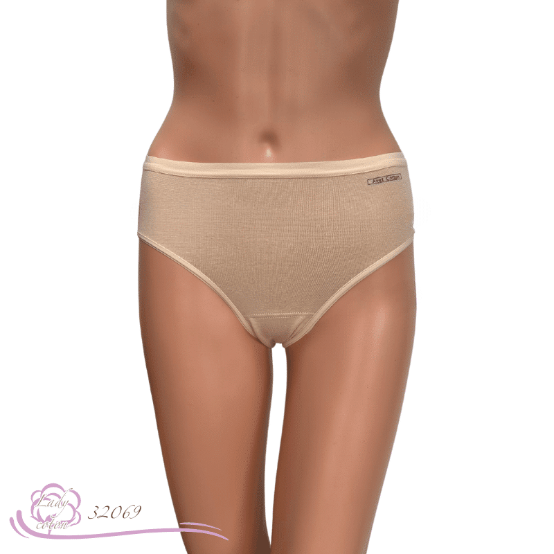 culotte La sportive midi coton beige face - culotte AVET - Lady-coton