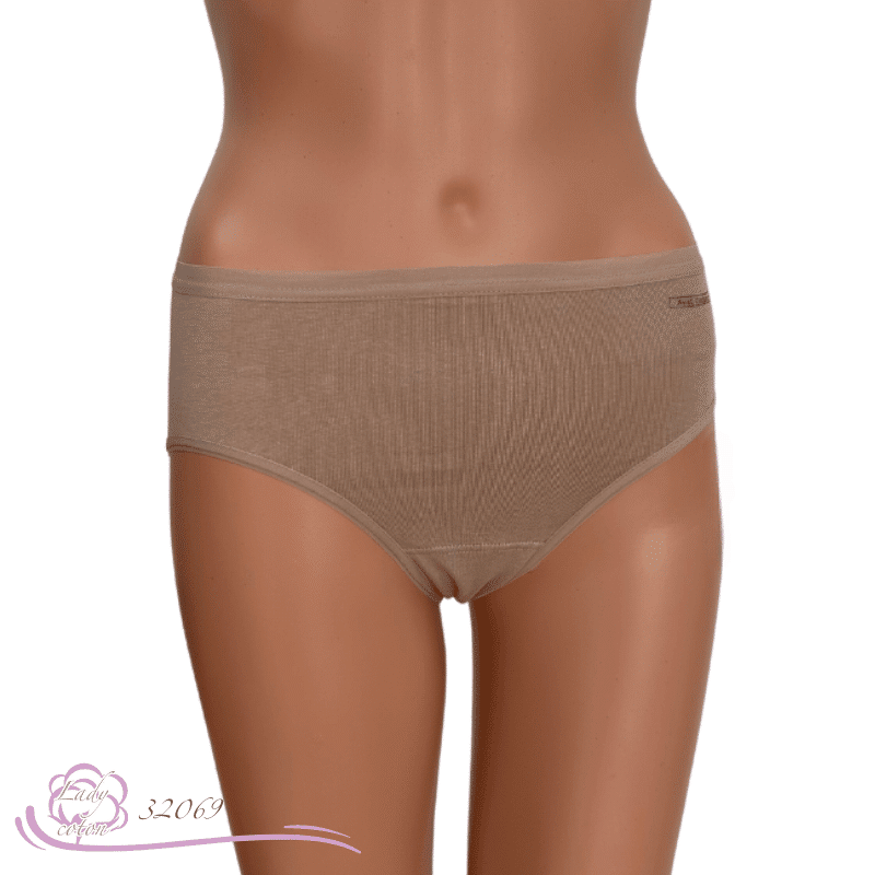 culotte La sportive midi coton argile face - culotte AVET - Lady-coton