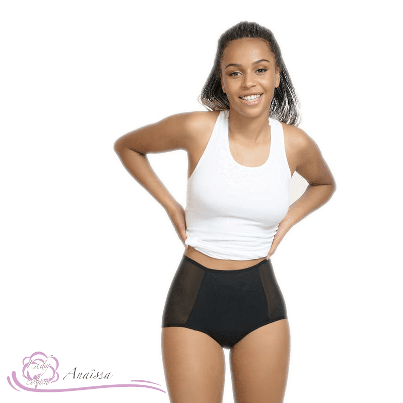 Culotte menstruelle Coton emboîtante Anaissa - Lady-coton vue de face