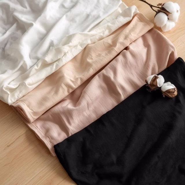 sous-vêtements en coton matière et couleur
